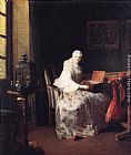 Jean Baptiste Simeon Chardin The Canary painting